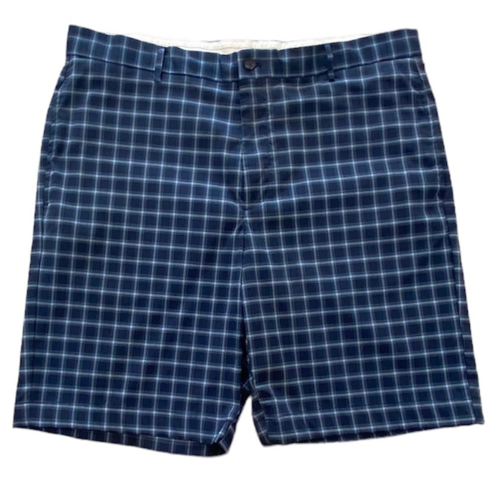 NWOT Greg Norman Signature Series Gold Shorts. Plaid Size 38